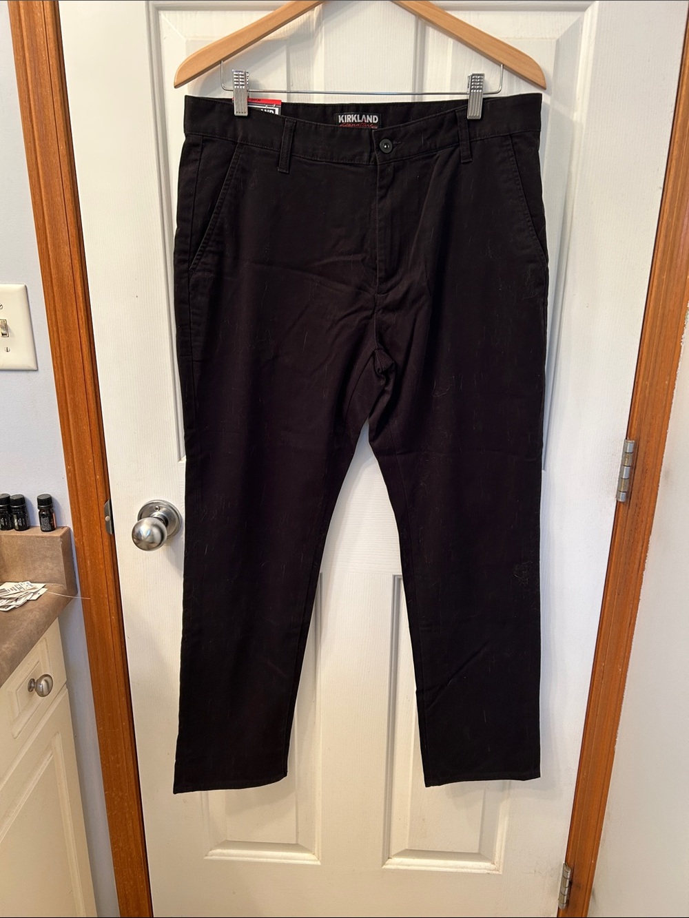 Kirkland Signature Black Men's Chino Pants